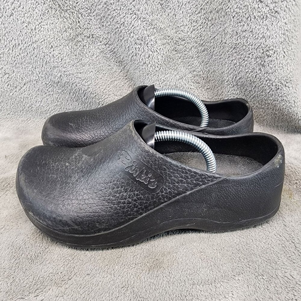 Birkenstock Shoes Womens 7 Mens 5 Black Synthetic Birki's Slip On Clogs
